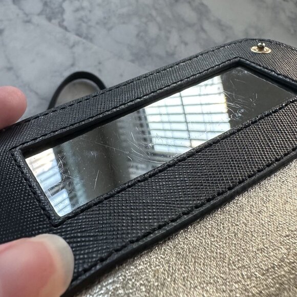 Tory Burch Robinson Mini Crossbody Bag in Black - Picture 9 of 12